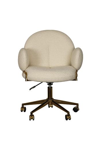 Кресло офисное Клауд TW-1137-OF, 65х63х89, молочный - изображение 2