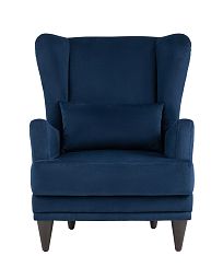 Кресло Скотт велюр тёмно-синий - изображение 3
