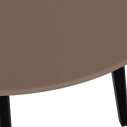 Стол Marcel круглый раскладной 110-140x110x76см, Кофе, чёрный  - изображение 5