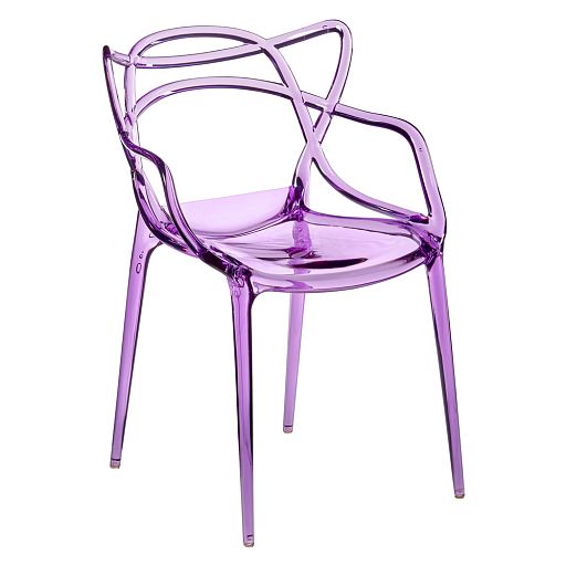 Комплект из 4-х стульев Masters прозрачный сиреневый - изображение 2