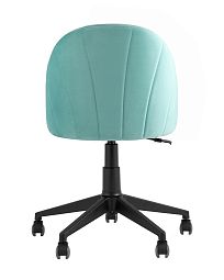 Кресло компьютерное Логан велюр пыльно-голубой - изображение 5