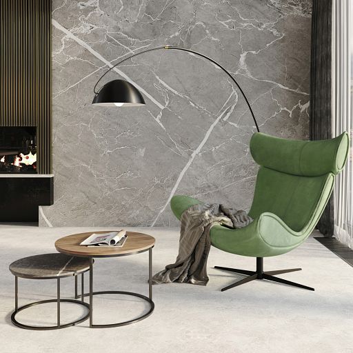 Кресло TORO серый, экокожа - изображение 7
