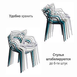 Комплект из 4-х стульев Masters белый - изображение 5