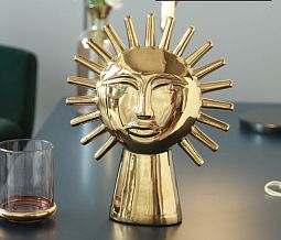 Статуэтка Солнце IST-084, 25х31 см, золотой глянцевый - изображение 1