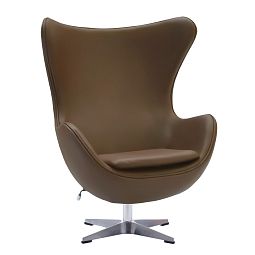 Кресло EGG STYLE CHAIR коричневый - изображение 1