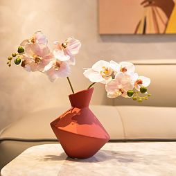 Ветка орхидеи, IST-039, 45 см, розовый - изображение 2