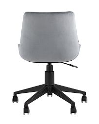 Кресло компьютерное Остин велюр серый - изображение 5