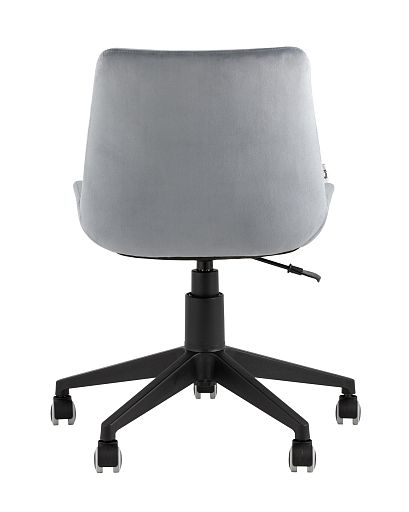 Кресло компьютерное Остин велюр серый - изображение 5