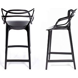 Комплект из 2-х стульев полубарных Masters чёрный - изображение 1