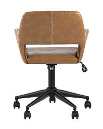 Кресло компьютерное Филиус экокожа коричневый - изображение 4