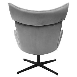 Кресло TORO серый, искусственная замша - изображение 5
