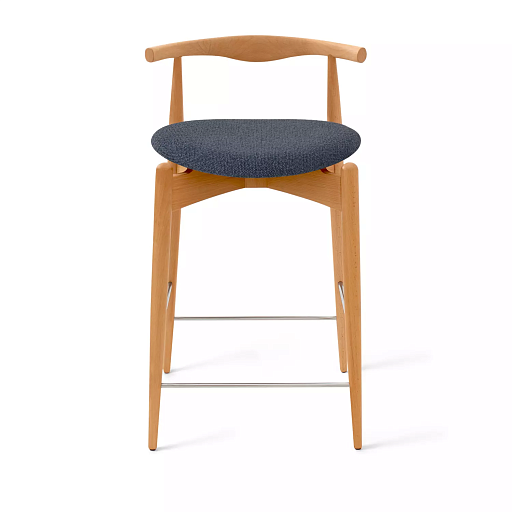Полубарный стул Hans, бук натуральный, черный - изображение 2