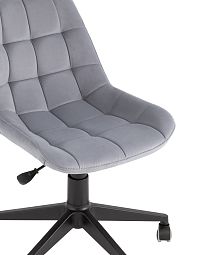 Кресло компьютерное Флекс велюр велютто серый - изображение 2