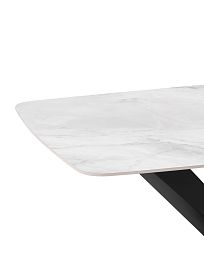 Стол обеденный Belle 160х90 белый мрамор - изображение 5