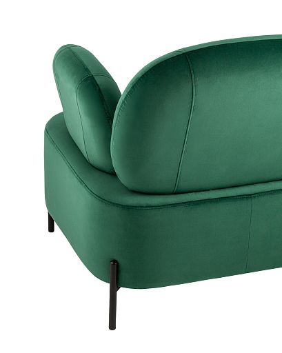 Кресло Кэнди с подлокотниками велюр зелёный - изображение 7