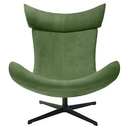 Кресло TORO зеленый, искусственная замша - изображение 2