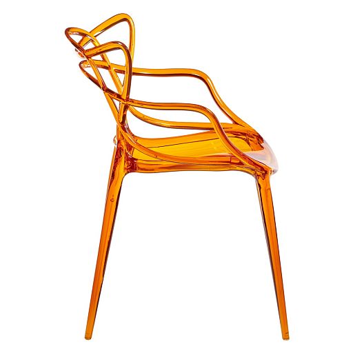 Комплект из 4-х стульев Masters прозрачный оранжевый - изображение 4