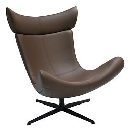 Кресло TORO коричневый, экокожа - изображение 1