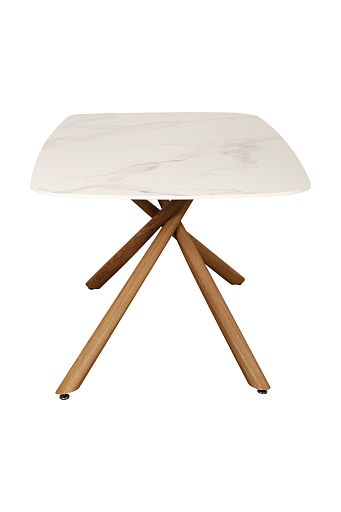 Стол обеденный Неаполь180 TW-1162-T, 180x90x76 см, белый мрамор - изображение 9