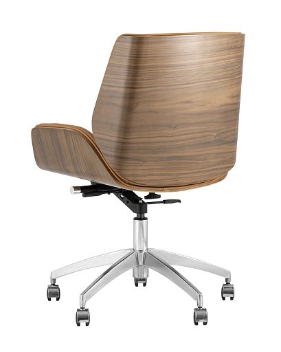 Кресло офисное TopChairs Crown коричневое - изображение 6