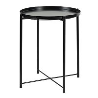 Кофейный столик Moon диам.45x51см, чёрный