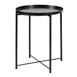 Кофейный столик Moon диам.45x51см, чёрный - изображение 1