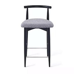 Полубарный стул Karl, бук натуральный черный, темно-серый - изображение 2