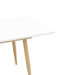 Стол обеденный Стокгольм раскладной 120-160*80 белый - изображение 5
