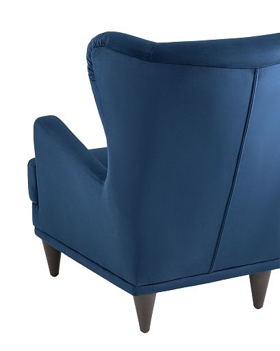Кресло Скотт велюр тёмно-синий - изображение 7