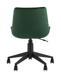 Кресло компьютерное Остин велюр зелёный - изображение 5