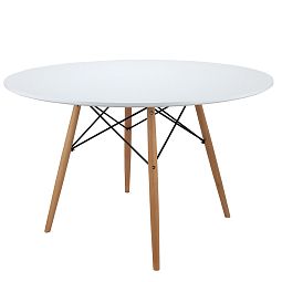 Стол Eames диам.100см, белый - изображение 1