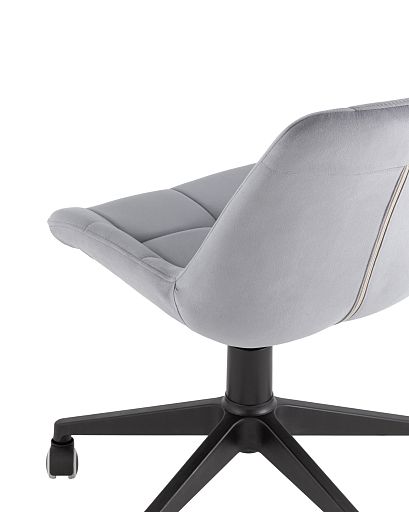 Кресло компьютерное Флекс велюр велютто серый - изображение 7