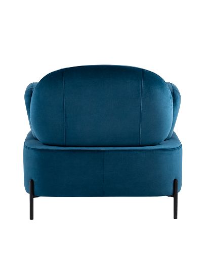 Кресло Кэнди с подлокотниками велюр синий - изображение 4