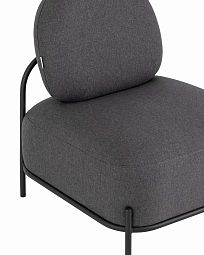 Кресло Стоун рогожка тёмно-серый - изображение 2