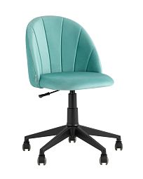 Кресло компьютерное Логан велюр пыльно-голубой - изображение 1