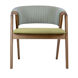 Кресло Larsen, ткань, натуральный ясень - изображение 1
