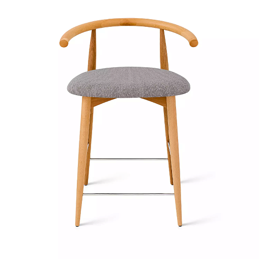 Полубарный стул Fabricius, бук натуральный, шенилл - изображение 1