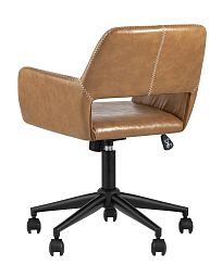 Кресло компьютерное Филиус экокожа коричневый - изображение 5