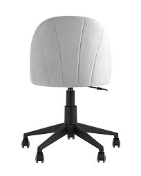 Кресло компьютерное Логан велюр светло-серый - изображение 5