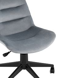 Кресло компьютерное Остин велюр серый - изображение 2