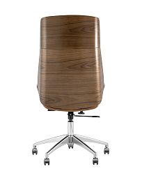Кресло руководителя TopChairs Crown коричневое - изображение 5