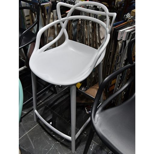 Комплект из 2-х стульев полубарных Masters серый - изображение 8