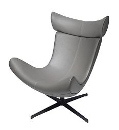 Кресло TORO серый, экокожа - изображение 3