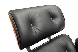 Кресло EAMES LOUNGE CHAIR и оттоманка EAMES LOUNGE CHAIR чёрные - изображение 3