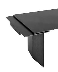 Стол обеденный Селин раскладной 160-240*90 керамика темная - изображение 3