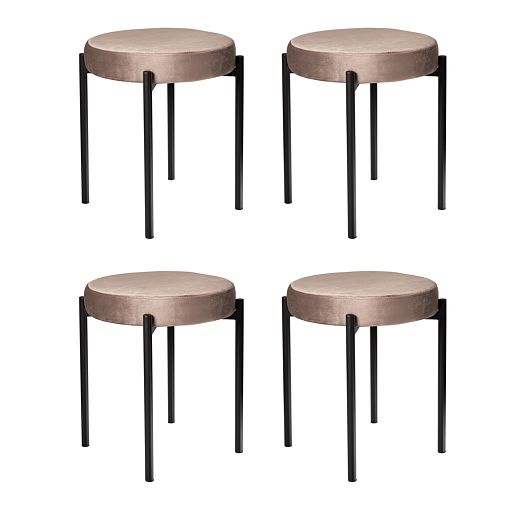 Комплект стульев-табуретов Bug латте - изображение 1