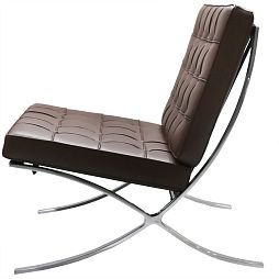 Кресло BARCELONA CHAIR коричневый - изображение 4
