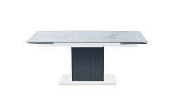 Стол обеденный раскладной Хлое MC22027DT, 180(260)х95х76 см, белый мрамор - изображение 2