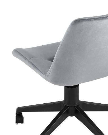 Кресло компьютерное Остин велюр серый - изображение 7