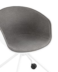 Кресло офисное LIBRA рогожка серый - изображение 2